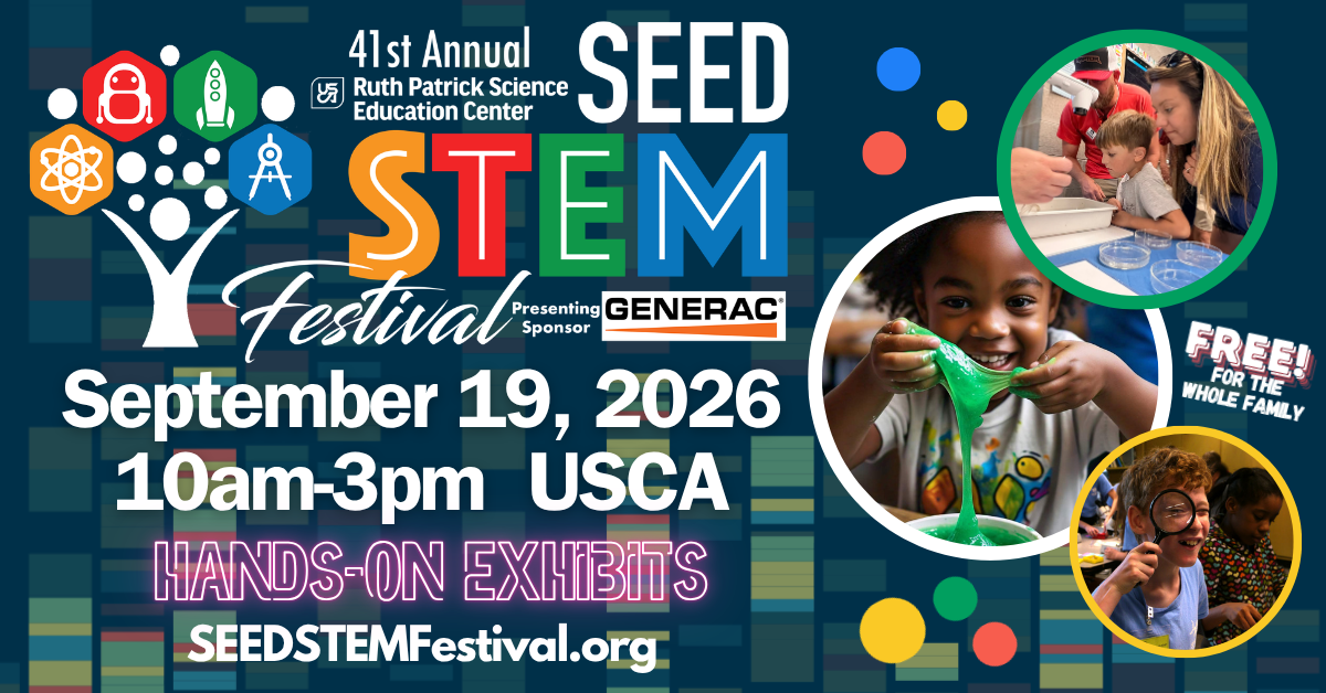 Poster image of the 41st Annual SEED STEM Festival.