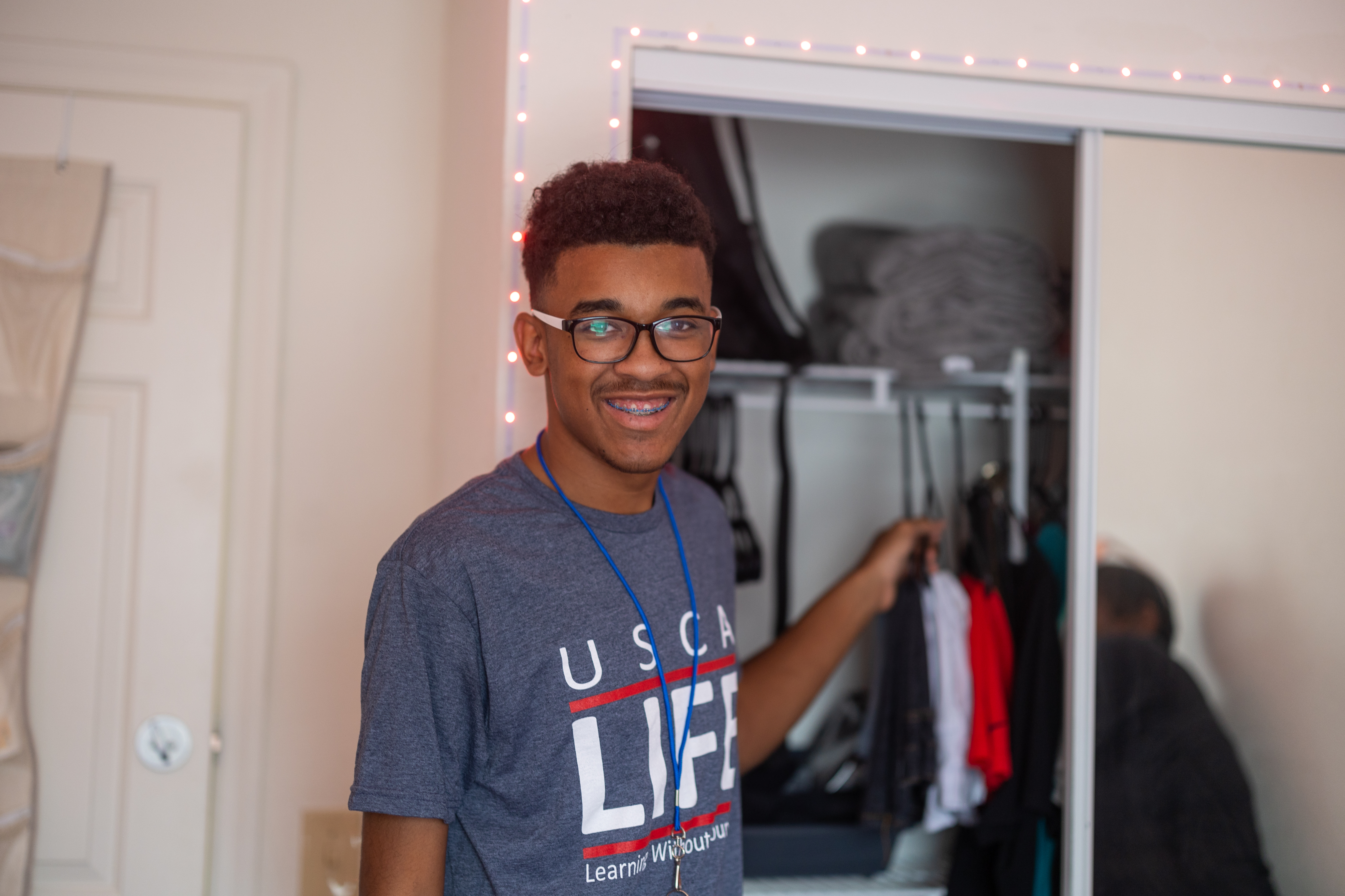 USCA LIFE male student in residence